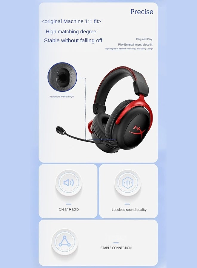 Replacement Game microphone suitable for Kingston HyperX Cloud 2 II Cloud Core Cloud Pro CloudX Xbox One Nintendo Switch PS4 Computer PC Gaming Headsets - Image 4